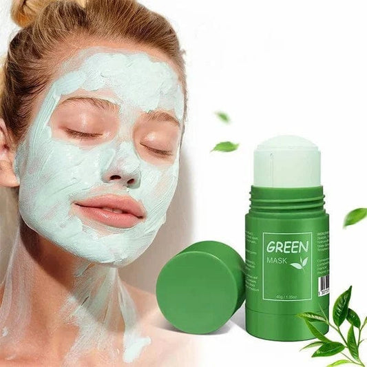 GREEN TEA CLAY STICK FACE MASK FOR ACNE, BLACK HEADS & CLEANING PORES - My Store
