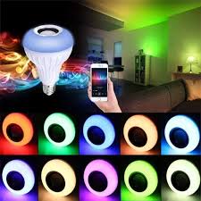 Smart Led Light Bulb With Built-in Bluetooth Speaker And Remote Control - My Store